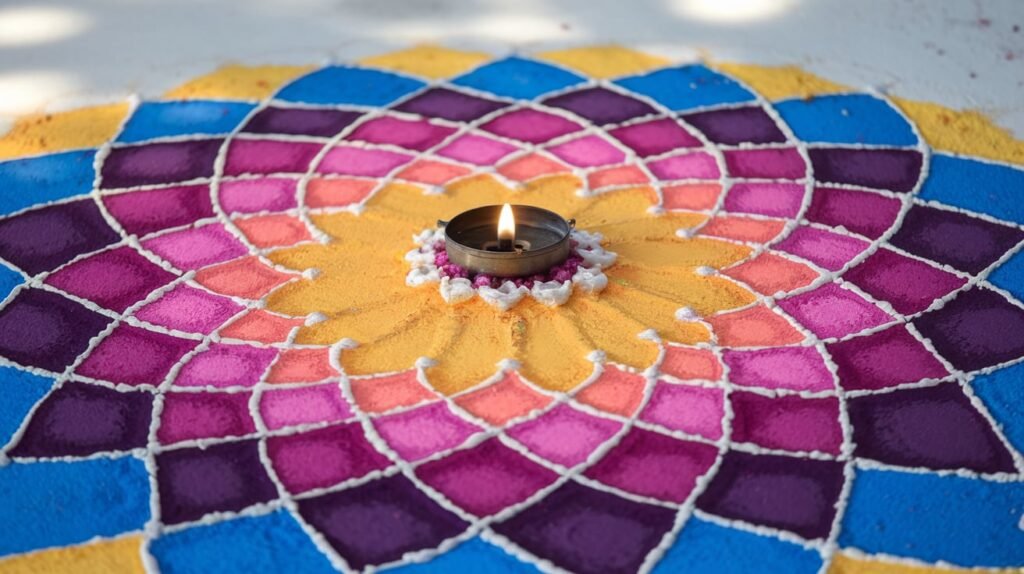 Rangoli that bright up your festivals.