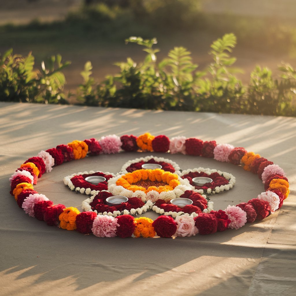 Flowers itself has its beauty to enhance others beauty